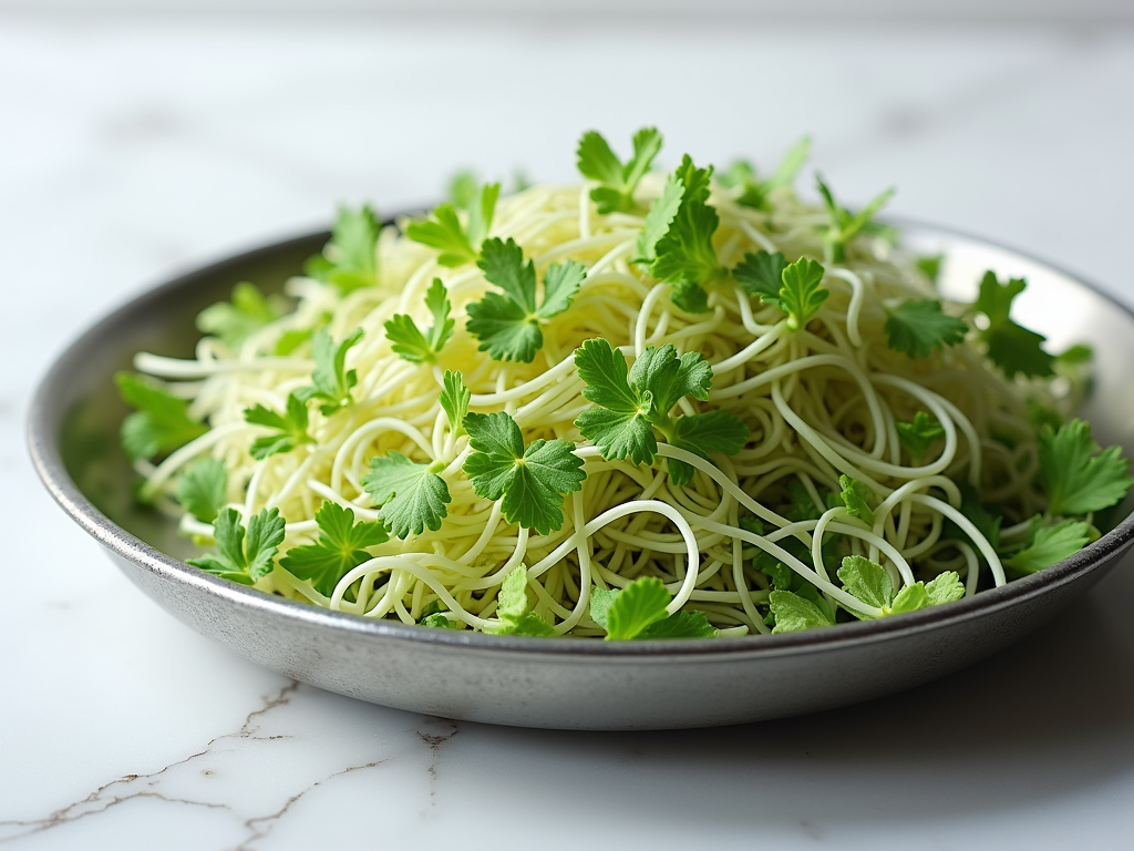 Fresh alfalfa sprouts